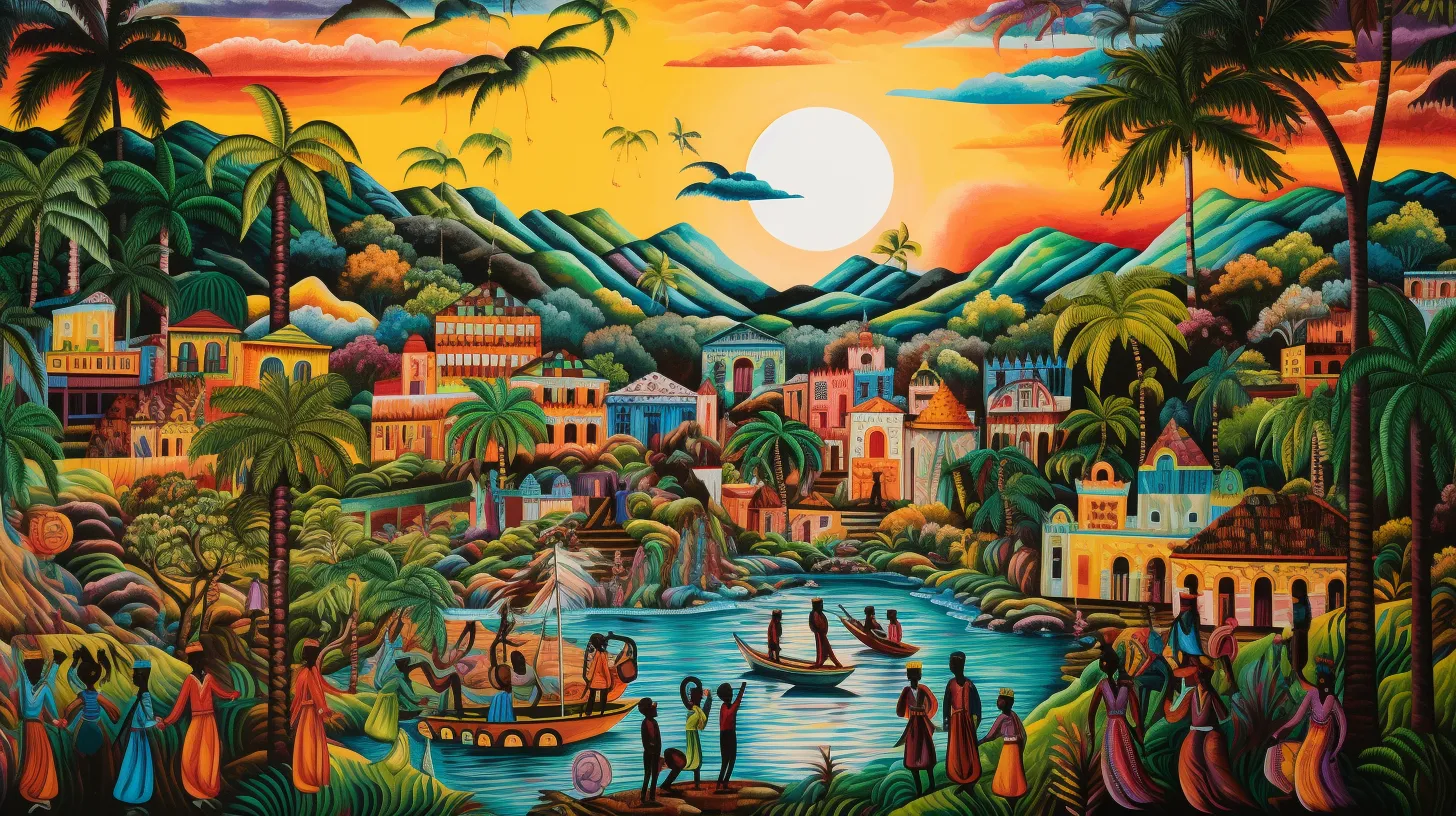 the pulsating colors of PortauPrince murals v 52 ar 169