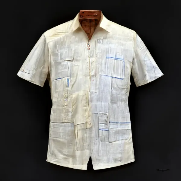 Haitian Traditional clothing Guayabera shirt