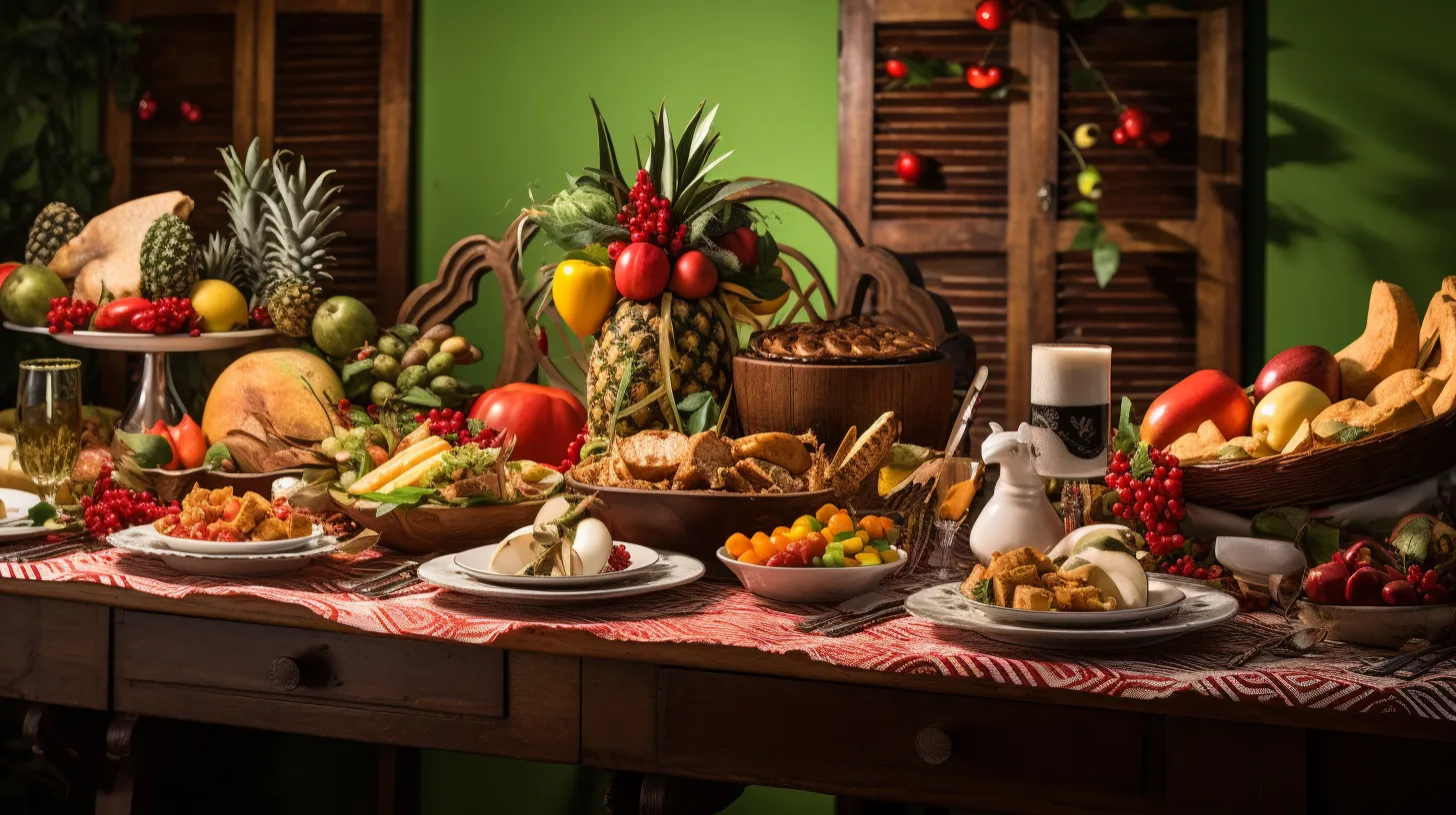 the rich culinary traditions of the holiday season in Haiti