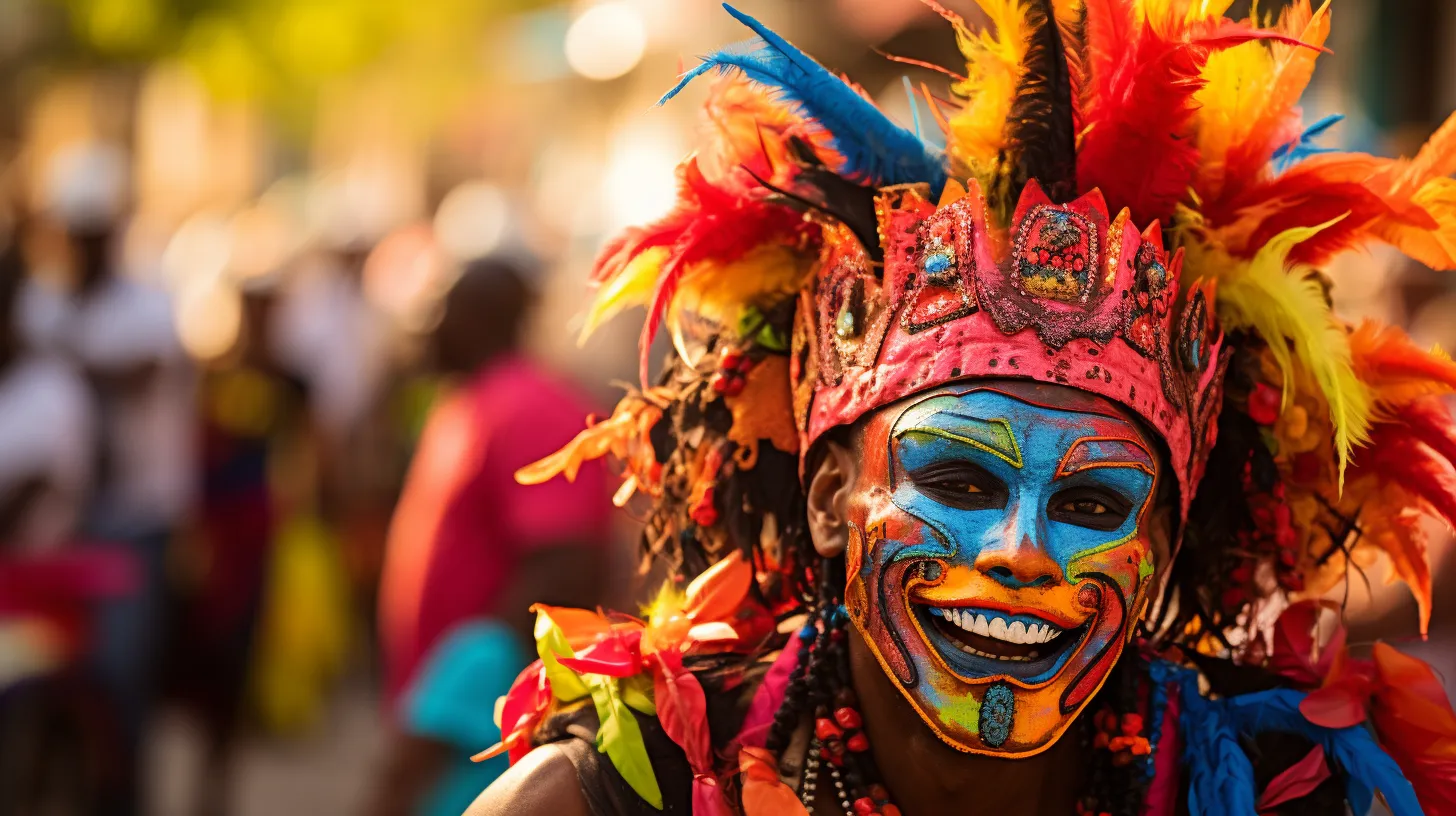 the fusion of traditional Haitian culture with contemporary Halloween festivities