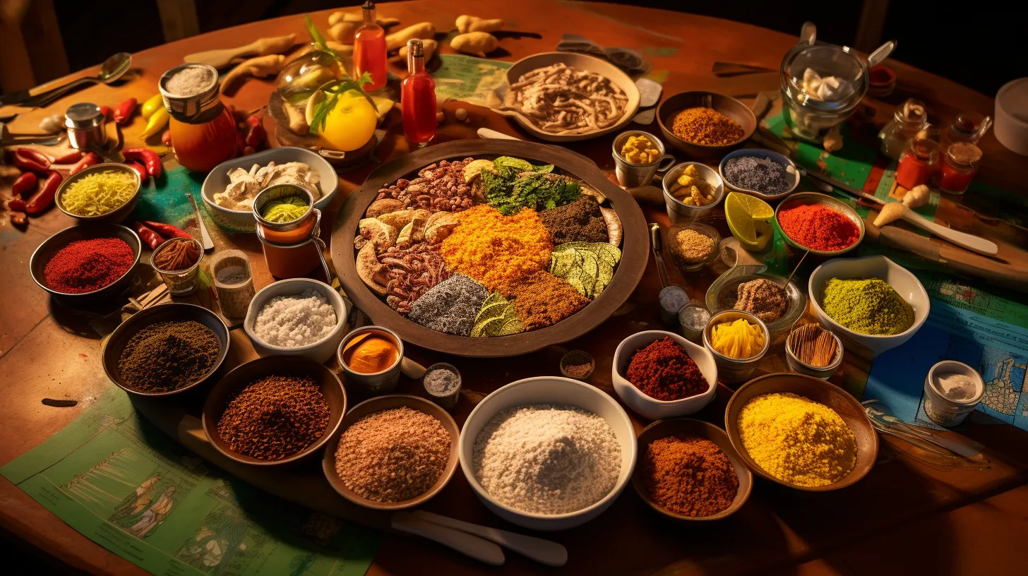by the unique ingredients and spices used in their preparation