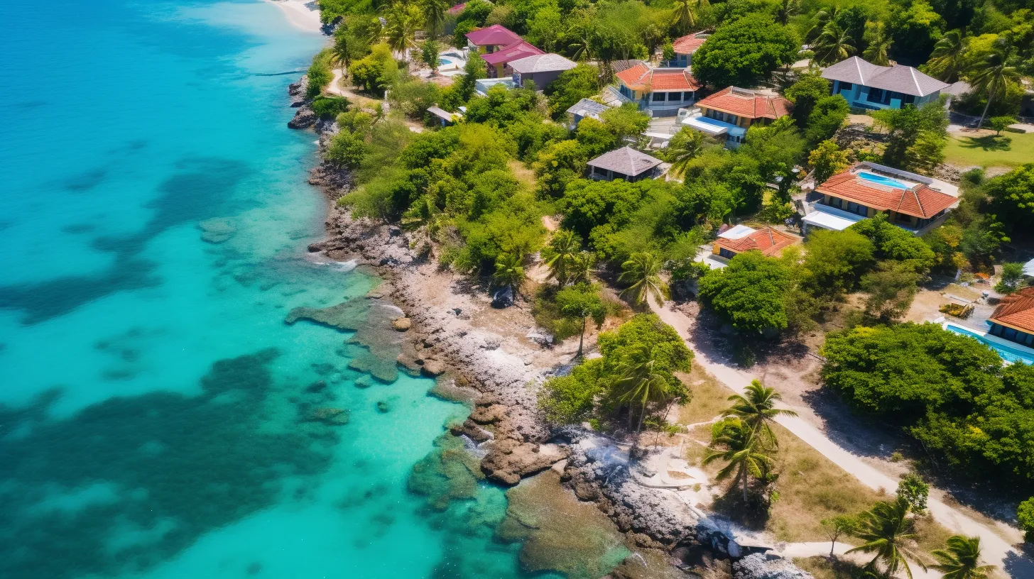 background evoking the legal framework for property ownership in Haiti