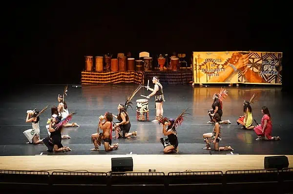 Haitian traditional dance afro-dances