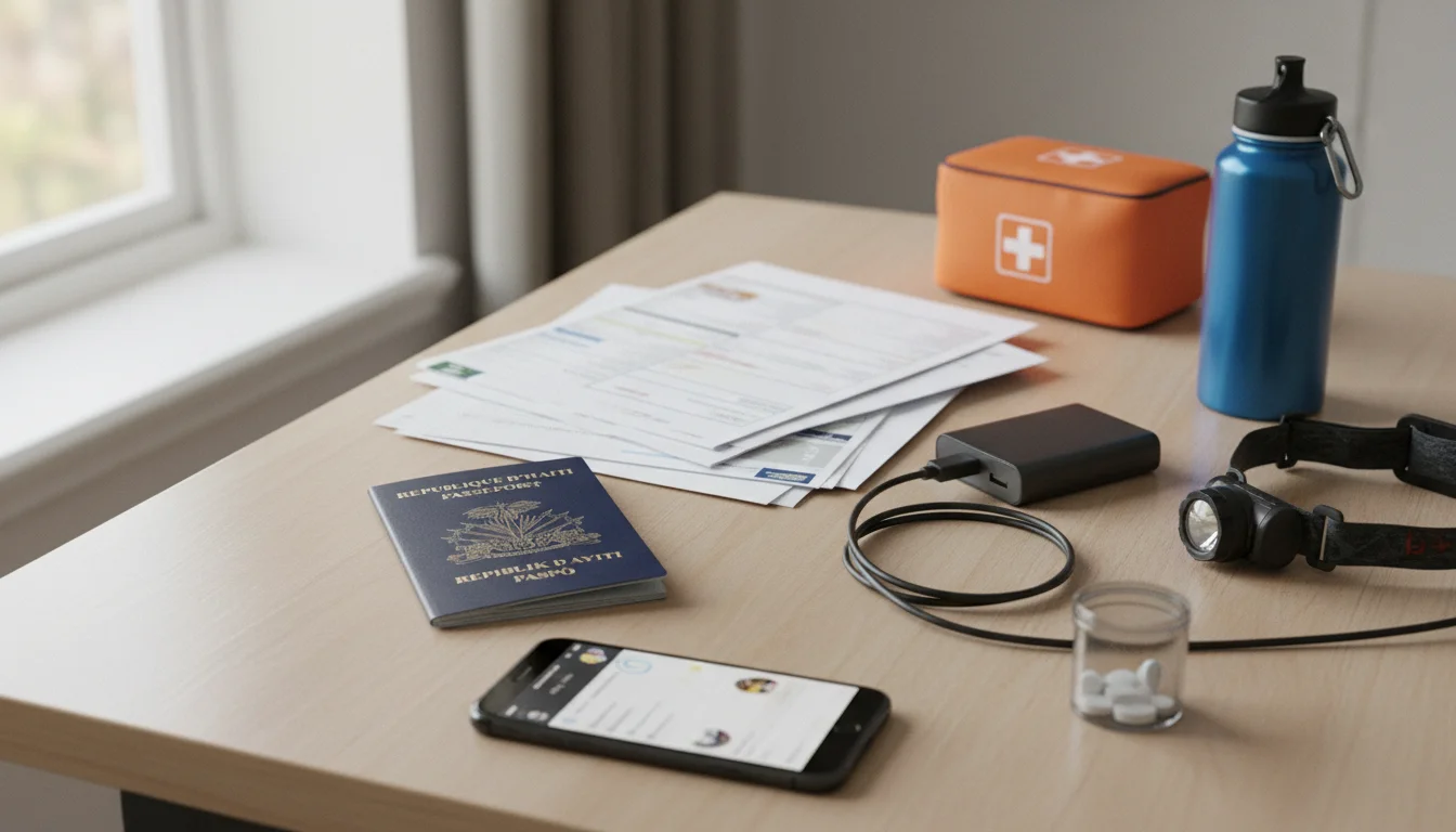 photo snapshot of Haiti Travel Essentials travel planning desk