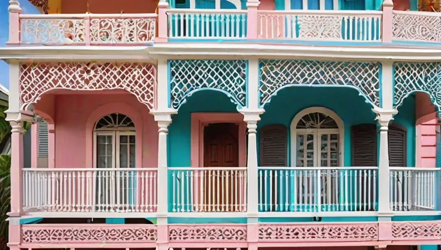 their unique fretwork patterns decorative shutters and elegant wraparound verandas