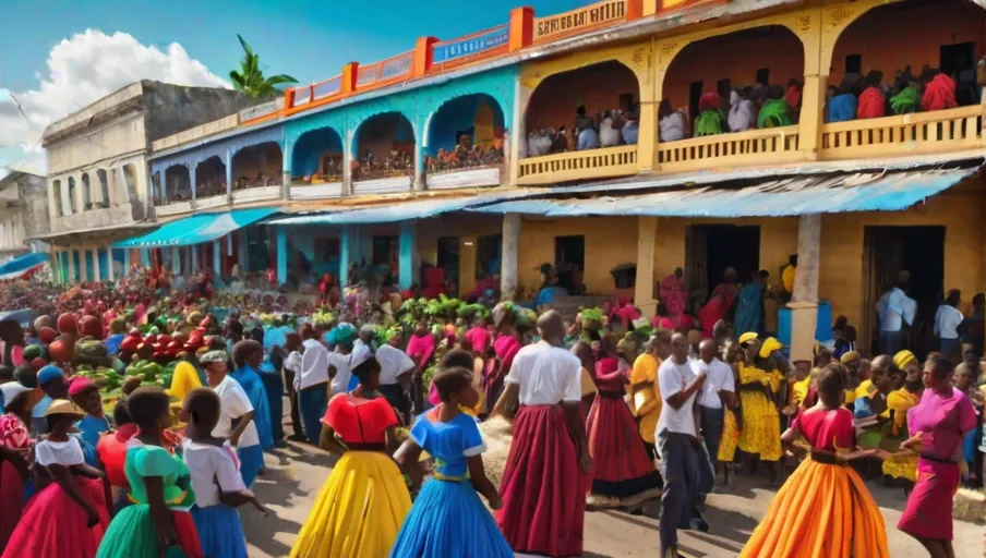 traditional attire invites you on an enchanting journey through Haiti