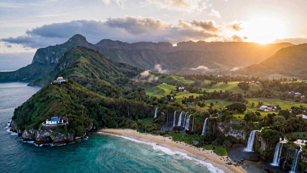 western haiti peninsulas golfe plains rivers